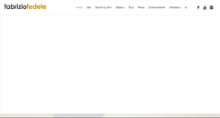 Desktop Screenshot of fabriziofedele.com